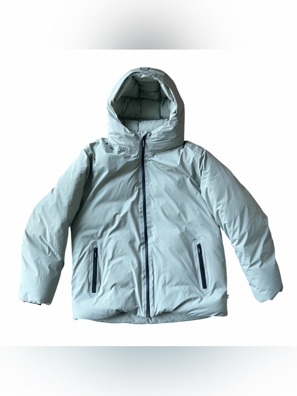 Aritzia Super Puff Pale Mint Hooded Puffer Jacket- The Super One Puff 2.O